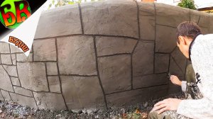 ? Декоративный камень из штукатурки под камень своими руками