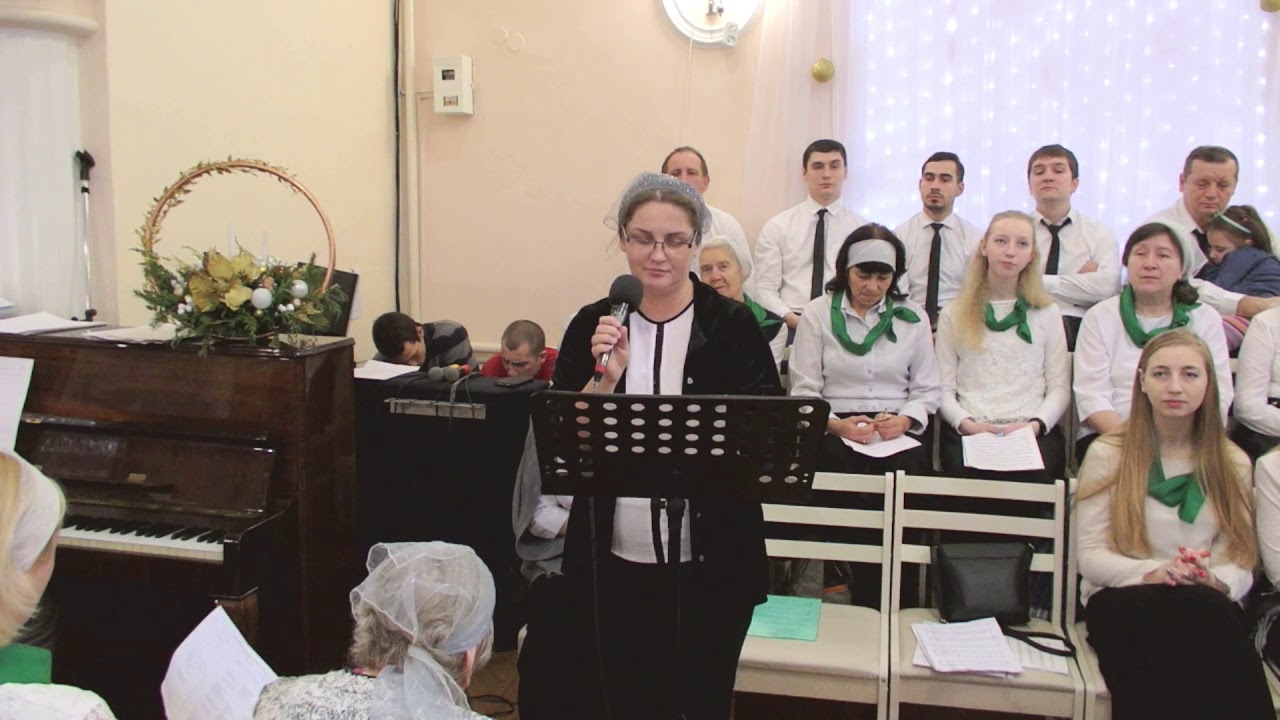 Солоненко Алена - песня: 'В эту ночь стало небо открытым для всех' (07.01.2020г.)