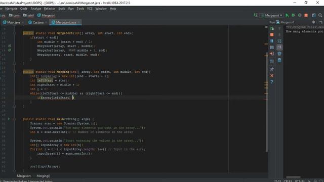 Merge Sort - 3(B) смотреть онлайн