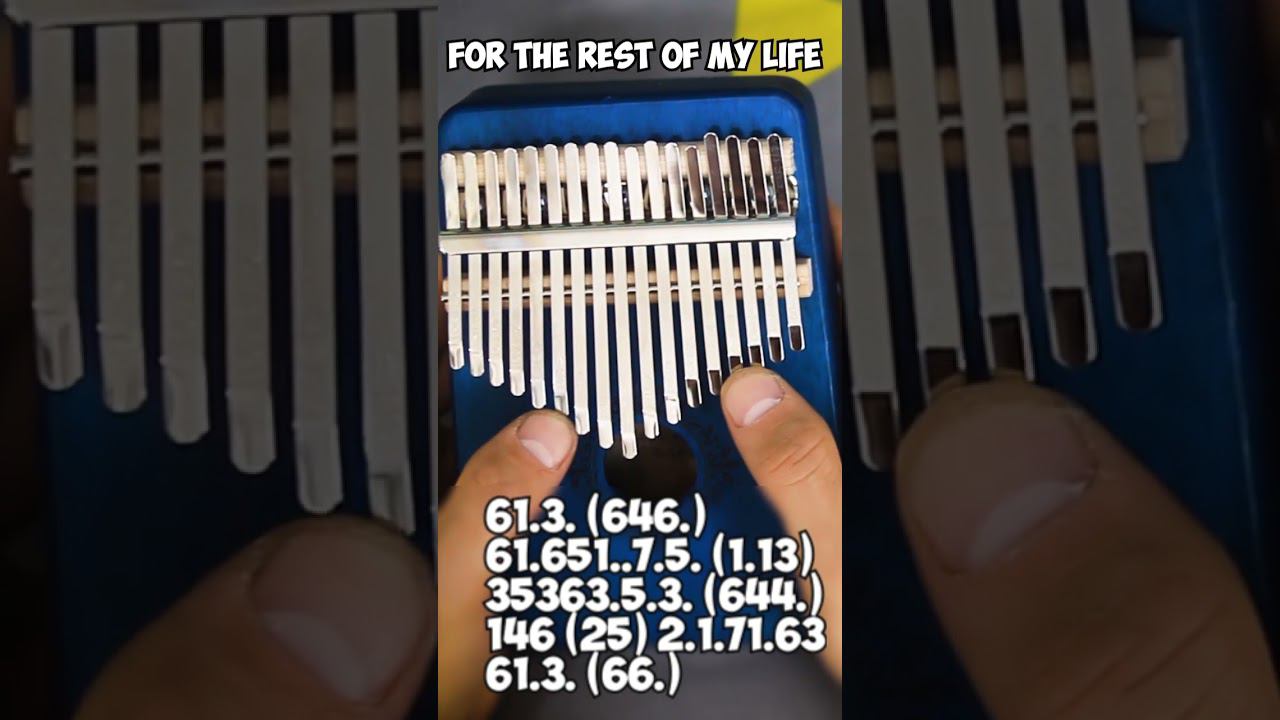 ПРОСТАЯ МЕЛОДИЯ НА КАЛИМБЕ | For the rest of my life #калимба #kalimba ССЫЛКА НА КАЛИМБУ В ОПИСАНИИ смотреть онлайн