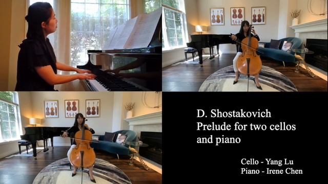 Shostakovich Prelude for two cellos and piano