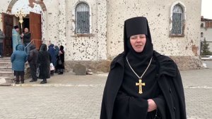25.02.2019 Игумения Иверского женского монастыря г. Донецка. Престольный день обители.