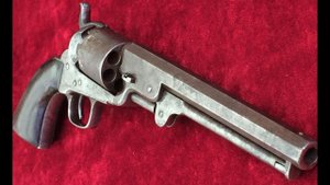 Зарядка и стрельба из Револьвера Colt Navy (Кольт) 1851г