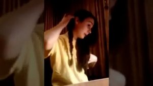 причёска бублики.