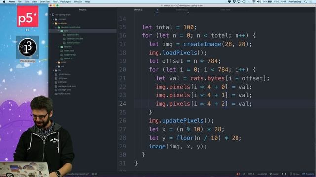 5.3: Doodle Classifier: Prepping Data in p5.js - Intelligence and Learning