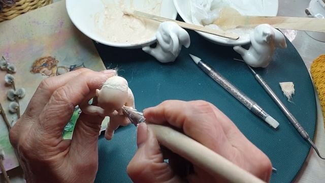 МК по композиции из ваты ,,Пасхальные чудеса",часть 9 смотреть онлайн