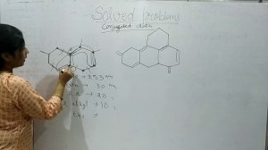 UV spectroscopy solved problems of Woodword-rule  calculation of lamda max for conjugated diene