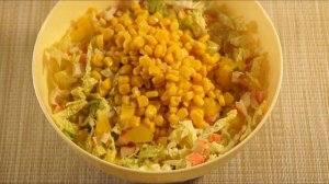 Три рецепта салата с пекинской капустой.