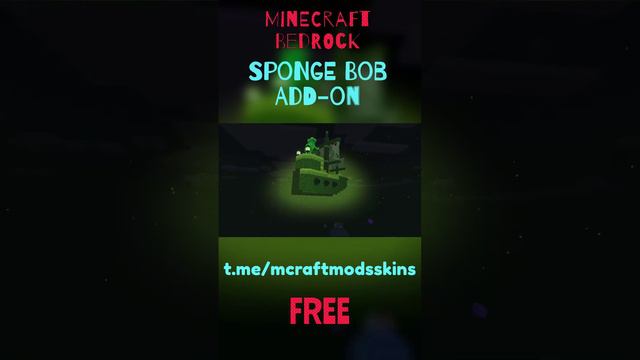 Minecraft Bedrock Add-on "Sponge Bob"