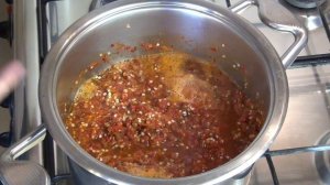 Утилизация горького перца - острая заправка на зиму