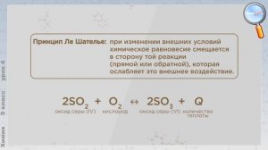 Химия 9 класс (Урок№4 - Обратимые и необратимые реакции. Понятие о химическом равновесии.)