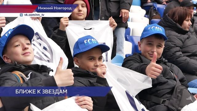 Юные футболисты из ДНР лично пообщались с именитыми игроками «Пари НН»