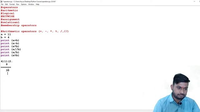 Module-5 | What are Arithmetic Operators in Python | Types of Operators in Python | Floor Division