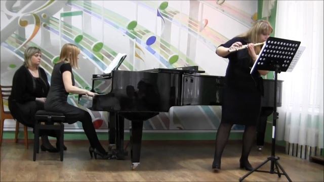 В. Цыбин Анданте исп. Виктория Кулаксыз (флейта) и Наталья Сизова (фортепиано). смотреть онлайн