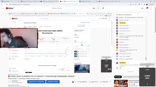 ?СТРИМ | SAMP | Я ЖИВОЙ| КТО-ТО ПОМНИТ? / ПРОКАЧКИ ДО 100.000.000$ | МПШКИ смотреть онлайн