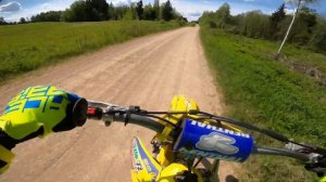 Покатушка на истеричном Suzuki Rm 125