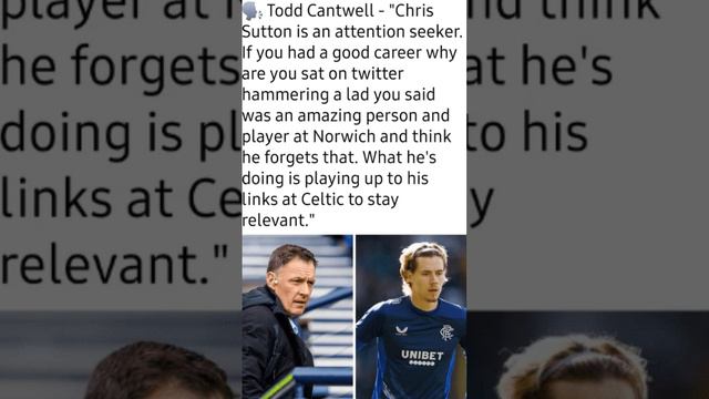 Cantwell Hammers Attention Seeker Sutton! #rangersfc #rangers