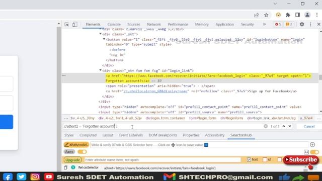 Selenium Locators | XPATH with Text Approach