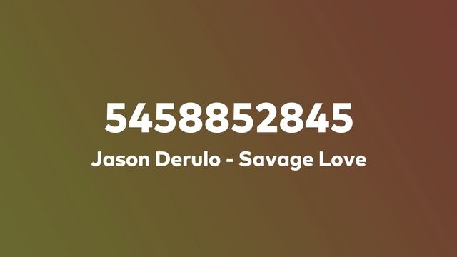 SAVAGE LOVE Music ID | Roblox Song Codes 2021 смотреть онлайн