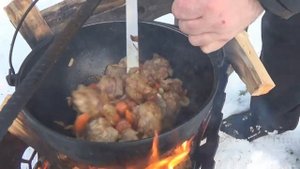 Кулеш. Готовим на мангале.