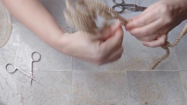 Велосипед из веревки за 10 минут. Отличный подарок маме на 8 марта. DIY/рукоделие смотреть онлайн