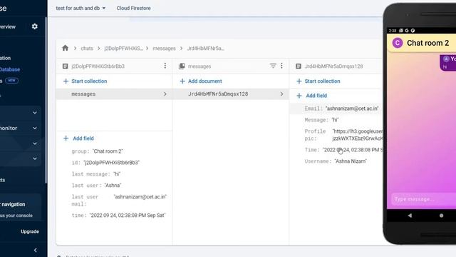 Flutter Chat App with Firebase | Authentication, Nested Storage, Message ordering, Sign Out Feature