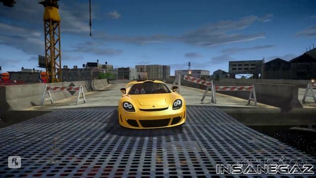 GTA IV Porsche Carrera GT - Gemballa Mirage GT Crash Testing HD смотреть онлайн