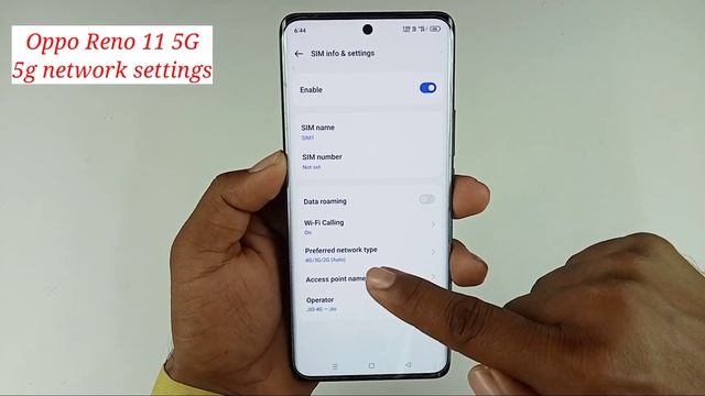 Oppo Reno 11 5g network settings / oppo reno 11 me 5g network kaise laye / oppo reno 11 5g setting смотреть онлайн