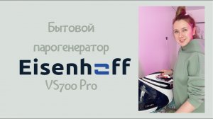 Бытовой парогенератор Eisenhoff VS700 Pro. Обзор