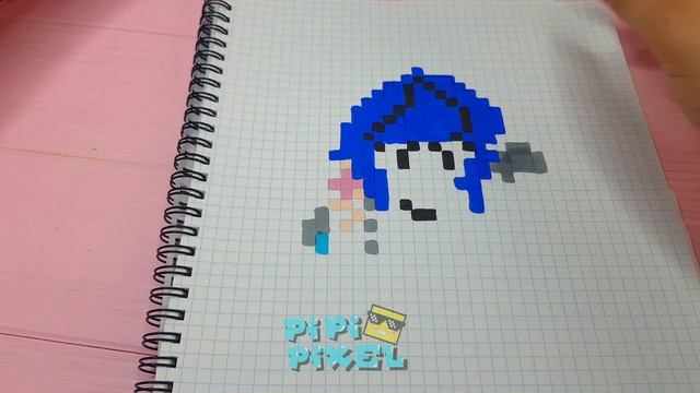 Биби из ИГРЫ BRAWL STARS РИСУНКИ ПО КЛЕТОЧКАМ -PIXEL ART смотреть онлайн