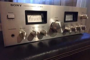 Встроенный стереоусилитель Sony TA-F3 мощностью 100 Вт RMS в 1977 году-Япония