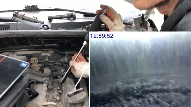 Эндоскопия Kia Sorento. Задиры цилиндров. Проверка авто Ижевск. смотреть онлайн