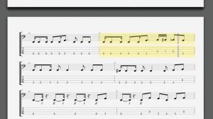 Metallica   Devil's Dance Bass guitar tablature