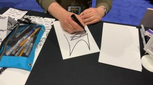 Bruce Timm Draws Batman Sketch “Quick and Crappy” SDCC 2019