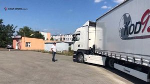 Подъезд под рампу под углом 90 градусов