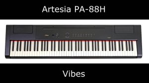 Artesia PA 88H digital piano. Demo sounds