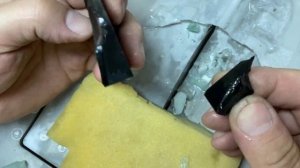 Чёрный горный хрусталь - процесс создания украшения