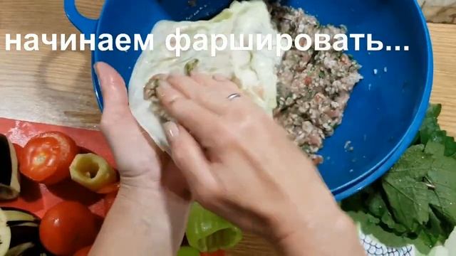 Фаршированные овощи (летняя толма) смотреть онлайн