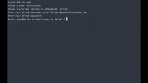 gitclick: create remote repositories from your command line