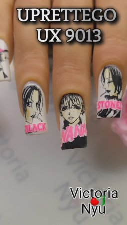 #nana #anime #nailart #nails #stamping #дизайнногтей #стемпинг #uprettego #lifehacks #nailbeauty