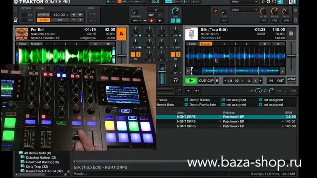 Dj контроллер Native Instruments Traktor Kontrol S5  Подробный обзор