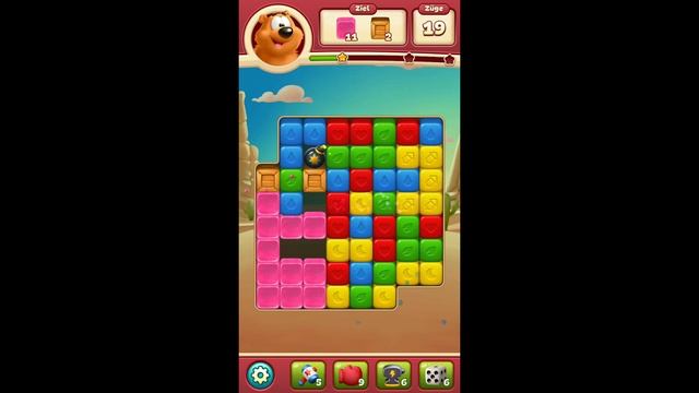 Toon Blast Level 62 ⭐ 2021 - Match 3 Puzzle Games NO BOOSTERS ? Android Gameplay #62 ✅