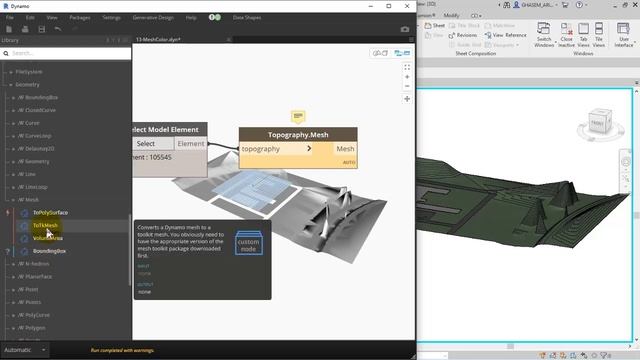 Topography and Assigned Different Colors with Dynamo смотреть онлайн
