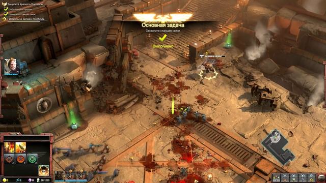 Прохождение Warhammer 40,000: Dawn of War III #1 - Оборона Крепости Варлоков смотреть онлайн