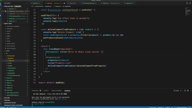 React.js with Typescript Tutorial Series #13 : useEffect Hook