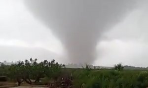 Ливневые паводки и водяные смерчи обрушились на юго-восток Испании