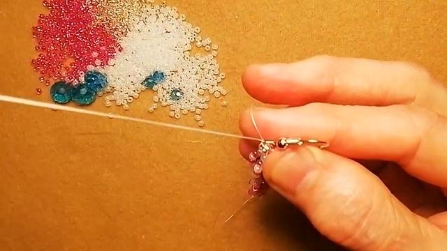 #howtomakejewellery #сережки #сережкиизбисера "Разноцветные серьги из бисера"