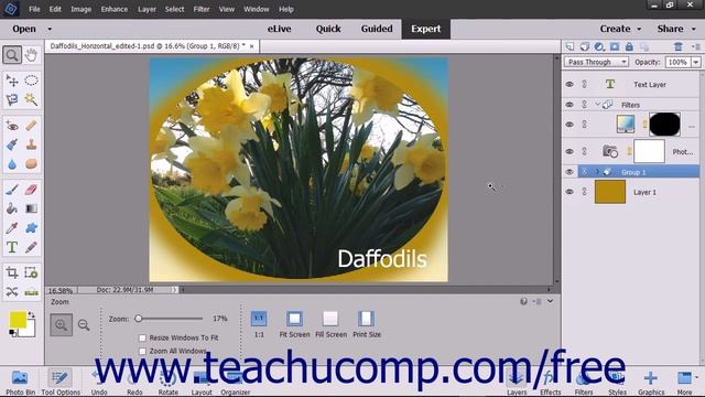 Photoshop Elements 15 Tutorial Grouping Layers Adobe Training смотреть онлайн