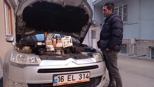 Citroen C5 1.6 2010 dizel Yağ Bakımı