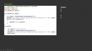 Why C treats array parameters as pointers? | GeeksforGeeks